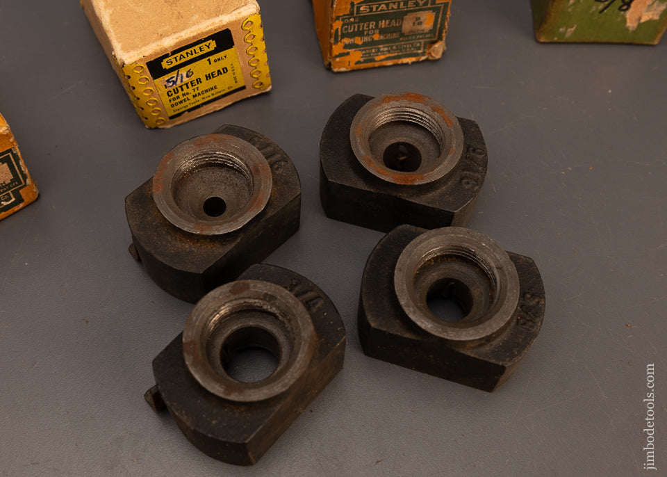 Perfect-STANLEY-No.-77-Dowel-Machine-with-All-9-Cutter-Heads-118482