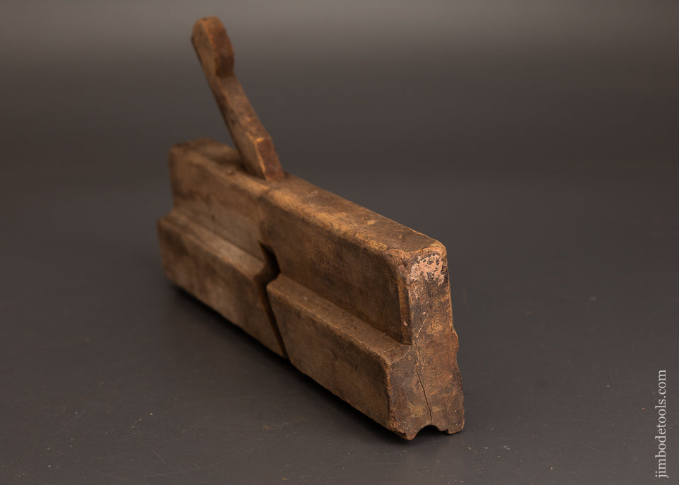 10 Inch Yellow Birch 18th Century Moulding Plane by JO, FULLER PROVIDENCE 3/4 Astragal - 120586