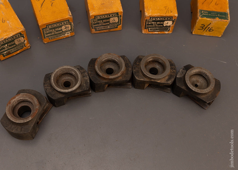 Perfect-STANLEY-No.-77-Dowel-Machine-with-All-9-Cutter-Heads-118482