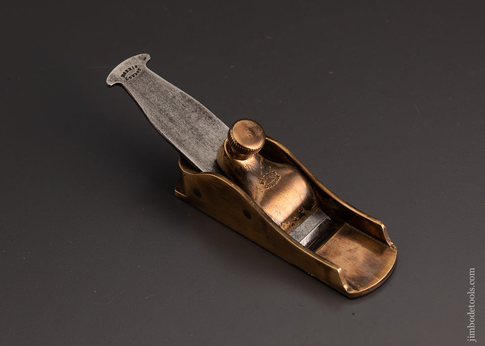 Rare & Fine NORRIS No. 31 Gunmetal Thumb Plane - EXCELSIOR 102995