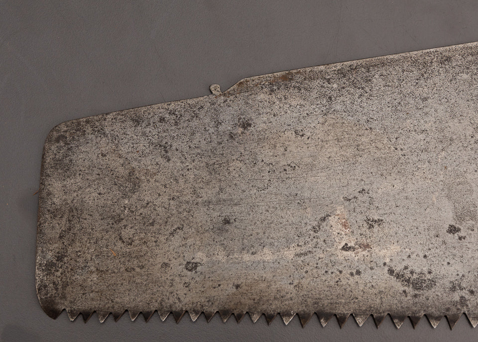 Rare & Spectacular T. TILLOTSON Monster 28 Inch Rip Hand Saw with Brass Escutcheon - EXCELSIOR 103080