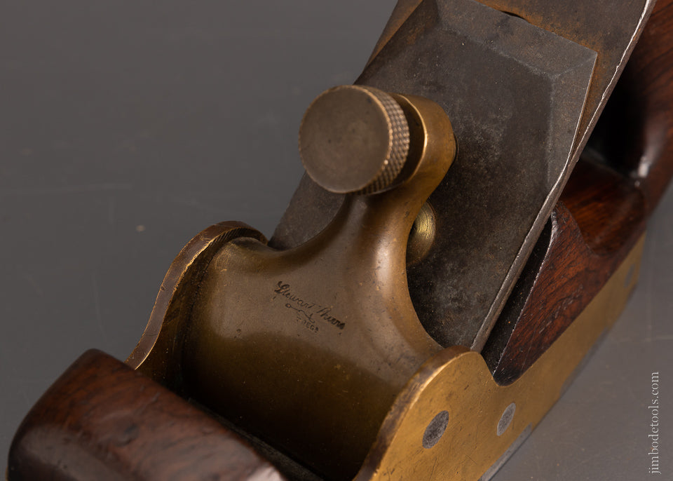 Rare & Fine SPIERS No. 27 Gunmetal & Rosewood Dovetailed Smooth Plane - EXCELSIOR 104987
