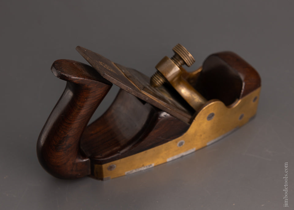 Rare & Fine SPIERS No. 27 Gunmetal & Rosewood Dovetailed Smooth Plane - EXCELSIOR 104987