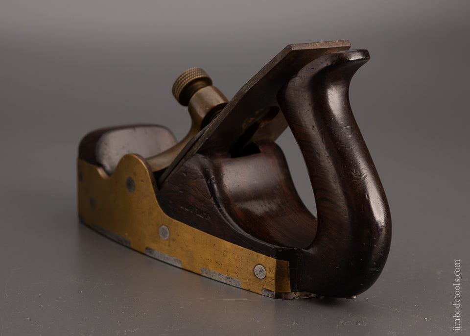 Rare & Fine SPIERS No. 27 Gunmetal & Rosewood Dovetailed Smooth Plane - EXCELSIOR 104987