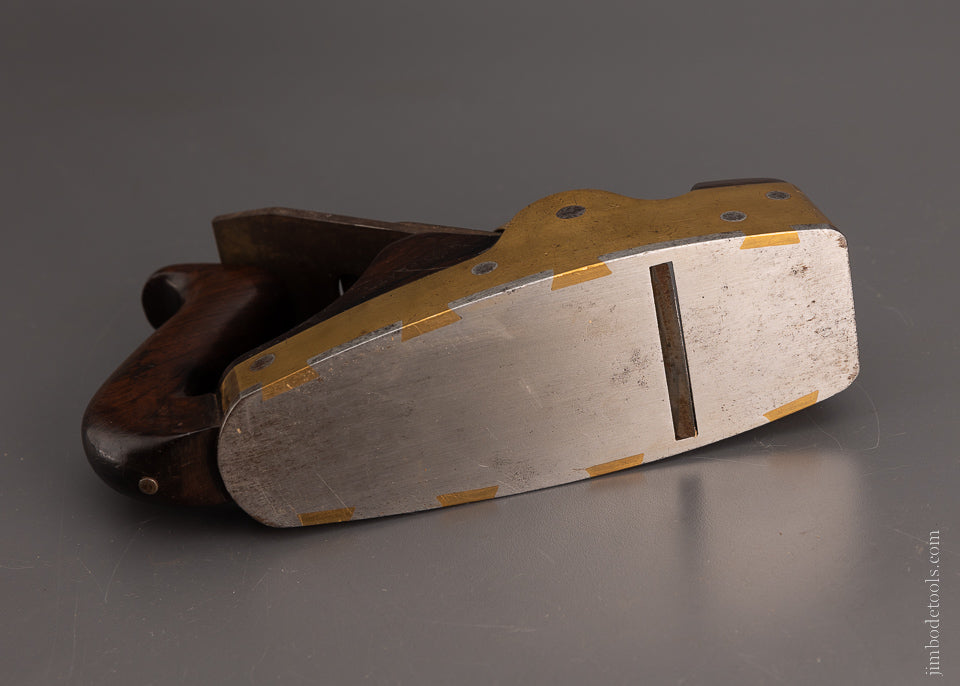 Rare & Fine SPIERS No. 27 Gunmetal & Rosewood Dovetailed Smooth Plane - EXCELSIOR 104987