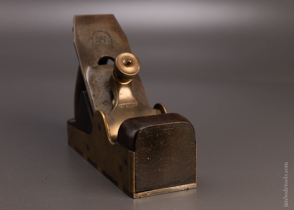 Ridiculous Gunmetal & Rosewood Dovetailed Infill MATHIESON Smooth Plane - EXCELSIOR 107406