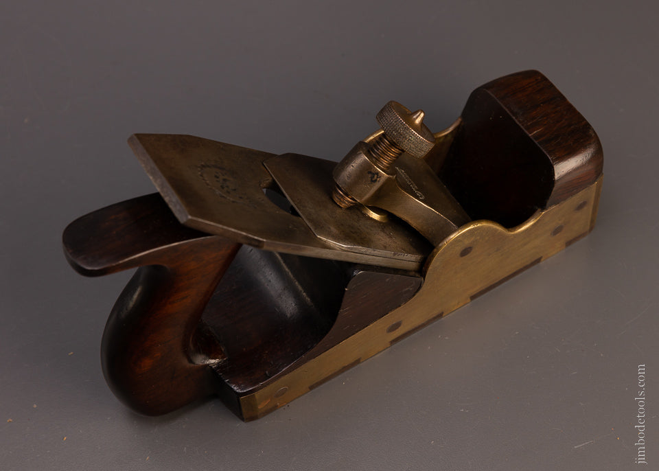 Ridiculous Gunmetal & Rosewood Dovetailed Infill MATHIESON Smooth Plane - EXCELSIOR 107406