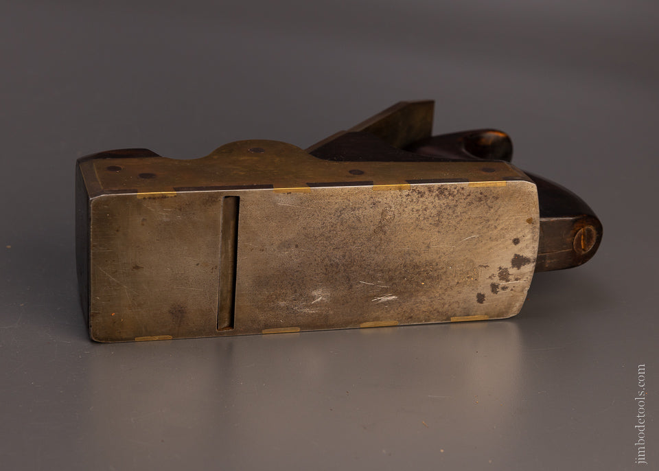 Ridiculous Gunmetal & Rosewood Dovetailed Infill MATHIESON Smooth Plane - EXCELSIOR 107406