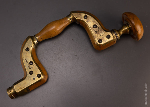 Incredible Solid Boxwood Ultimatum Bit Brace - EXCELSIOR 107754