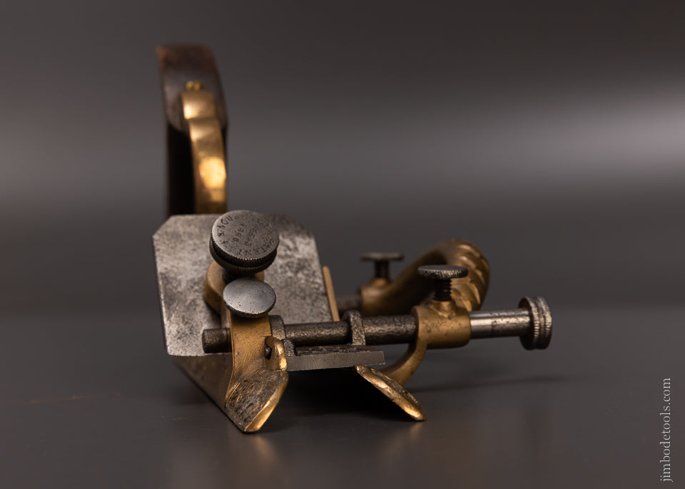 Very Rare Patented Plane Gunmetal LEE’S PATENT Chamfer Plane - EXCELSIOR 107895