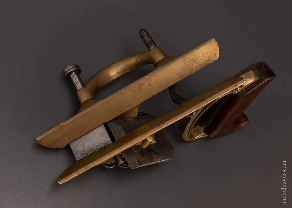 Very Rare Patented Plane Gunmetal LEE’S PATENT Chamfer Plane - EXCELSIOR 107895