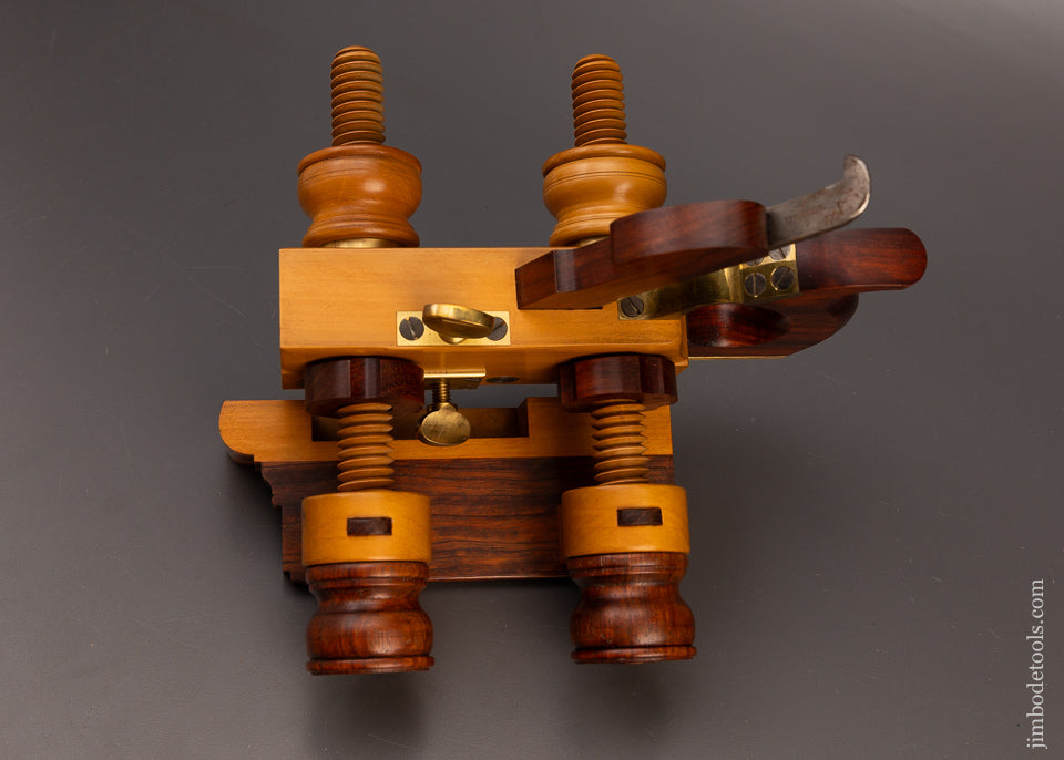 Gorgeous E.W. CARPENTER PATENT Plow Plane in Boxwood & Rosewood by JIM LEAMY - EXCELSIOR 111111