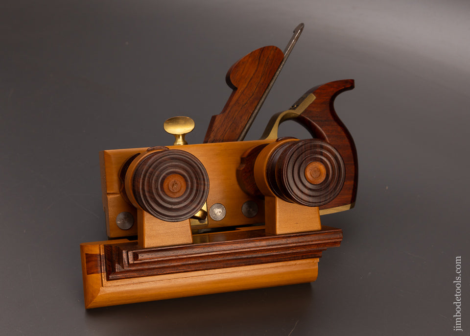 Gorgeous E.W. CARPENTER PATENT Plow Plane in Boxwood & Rosewood by JIM LEAMY - EXCELSIOR 111111