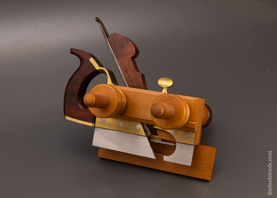 Gorgeous E.W. CARPENTER PATENT Plow Plane in Boxwood & Rosewood by JIM LEAMY - EXCELSIOR 111111