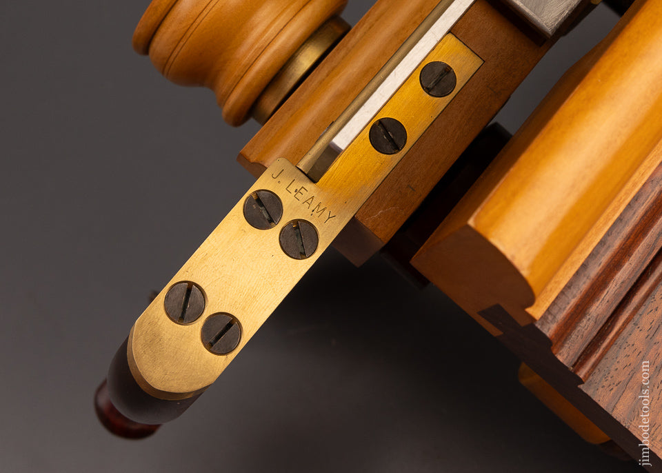 Gorgeous E.W. CARPENTER PATENT Plow Plane in Boxwood & Rosewood by JIM LEAMY - EXCELSIOR 111111