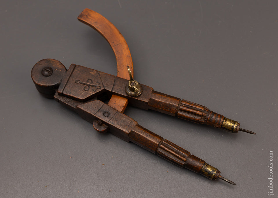 Gorgeous Hand Carved 9 1/4 Inch Wooden Dividers - EXCELSIOR 111197