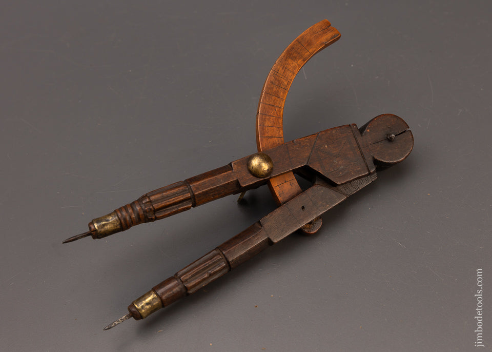 Gorgeous Hand Carved 9 1/4 Inch Wooden Dividers - EXCELSIOR 111197