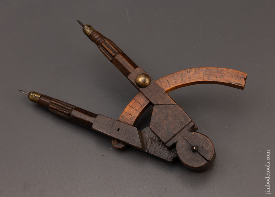 Gorgeous Hand Carved 9 1/4 Inch Wooden Dividers - EXCELSIOR 111197