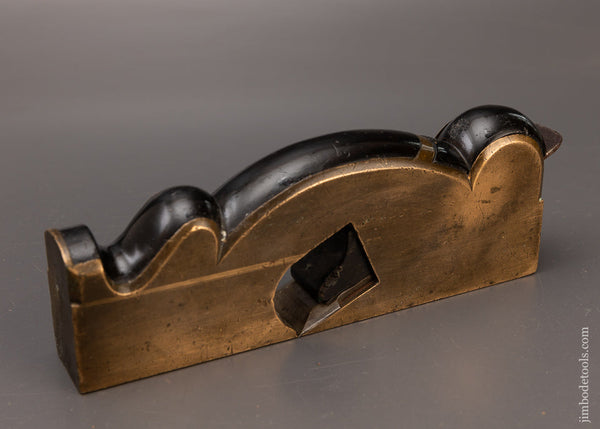 Drop Dead Stunning Gunmetal & Ebony Infill Shoulder Plane - EXCELSIOR 111201