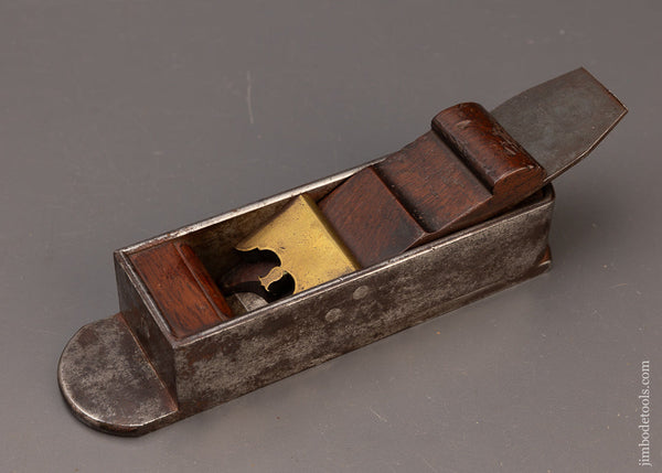 Dovetailed Rosewood Infill English Miter Plane with Fancy Brass Bridge - EXCELSIOR 111226