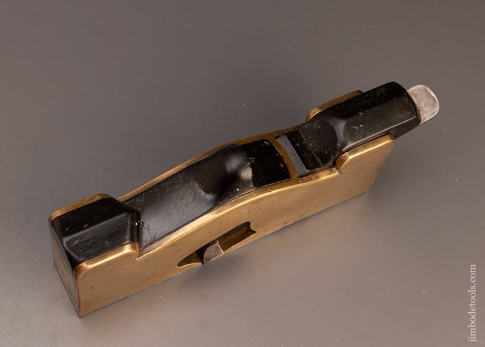 Sweet J. BUCK LONDON IMPROVED Gunmetal & Ebony Low Angle Shoulder Plane - EXCELSIOR 111250