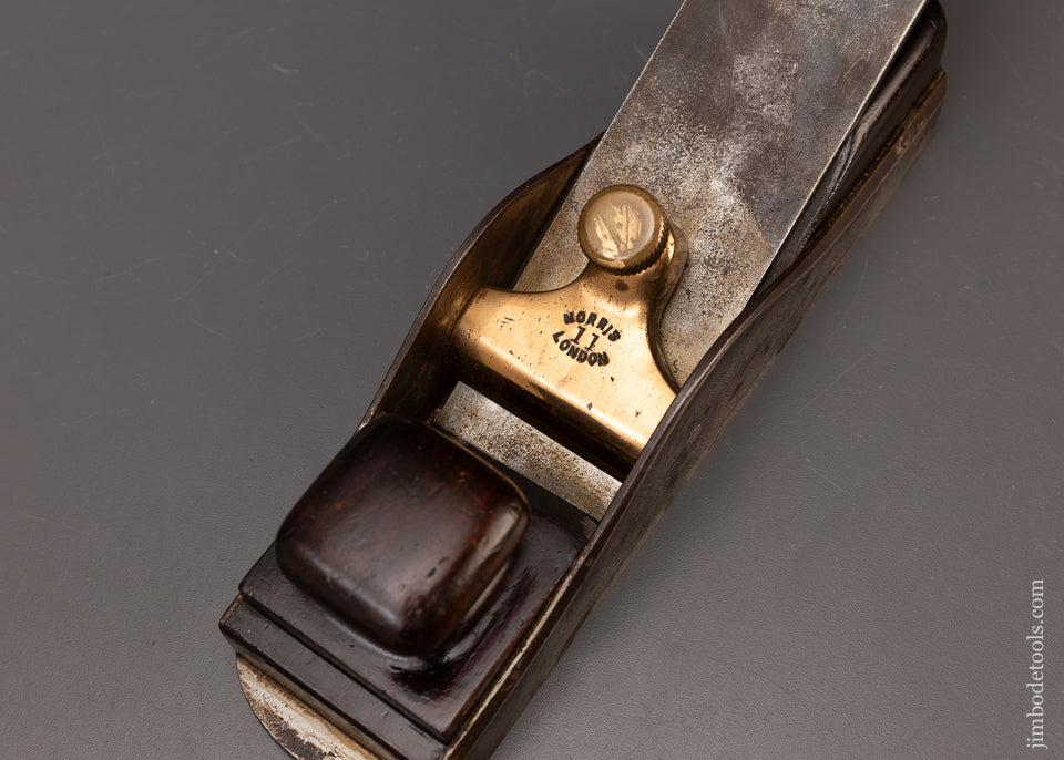 Fabulous & Rare NORRIS No. 11 Miter Plane Dovetailed Rosewood Infill - EXCELSIOR 111255