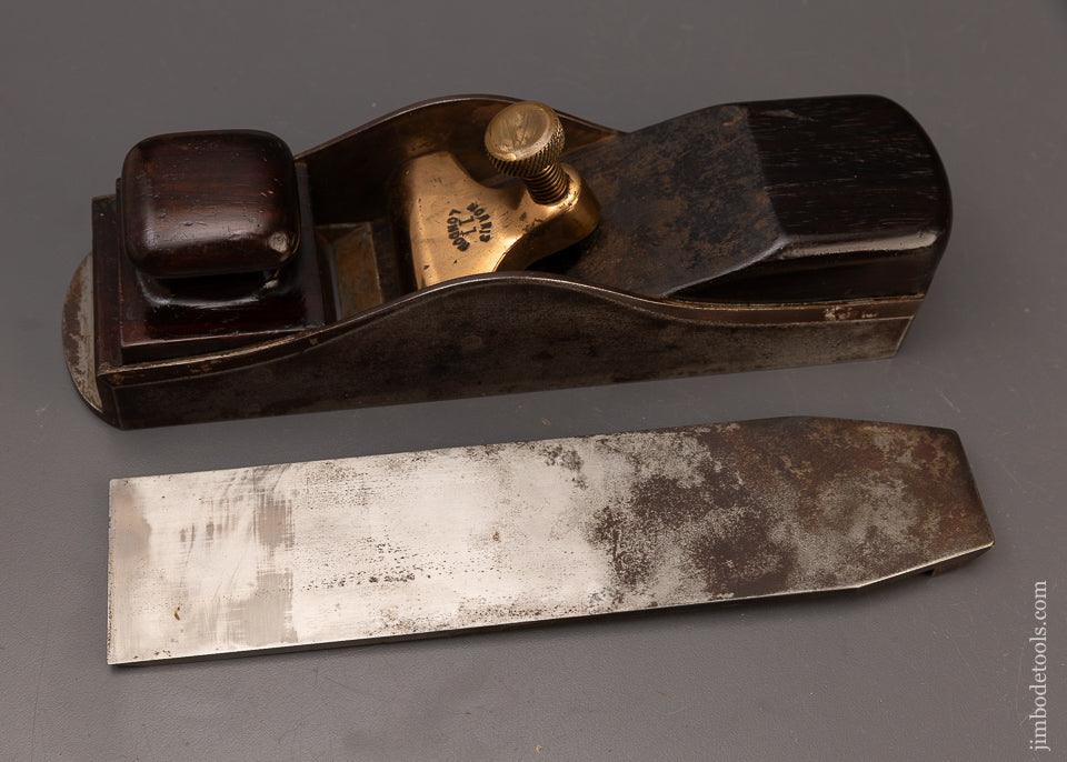 Fabulous & Rare NORRIS No. 11 Miter Plane Dovetailed Rosewood Infill - EXCELSIOR 111255