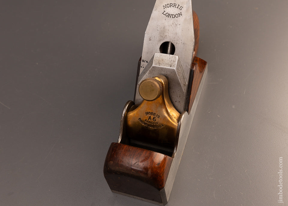 Early Pre-War NORRIS No. A6 Dovetailed Rosewood Infill Smooth Plane - EXCELSIOR 111266