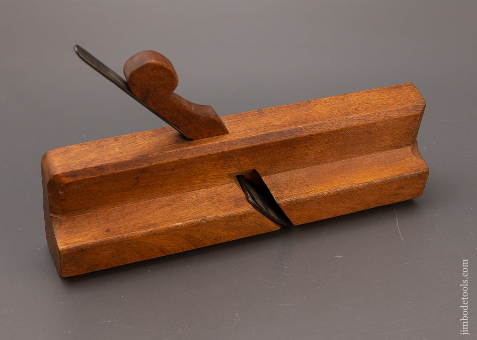 Near Mint I. LINDENBERGER Bolection Moulding Plane 18th Century Yellow Birch - EXCELSIOR 111298