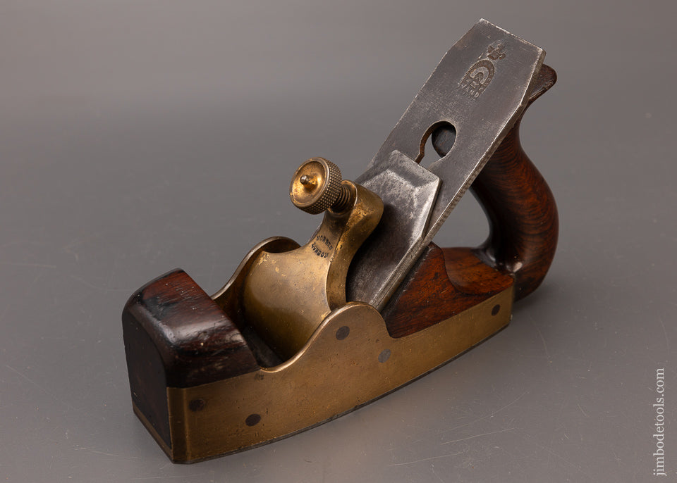 Rare & Fine NORRIS No. 17 Gunmetal Rosewood Infill Smooth Plane - EXCELSIOR 111299