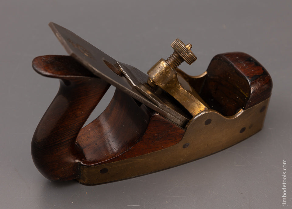 Rare & Fine NORRIS No. 17 Gunmetal Rosewood Infill Smooth Plane - EXCELSIOR 111299