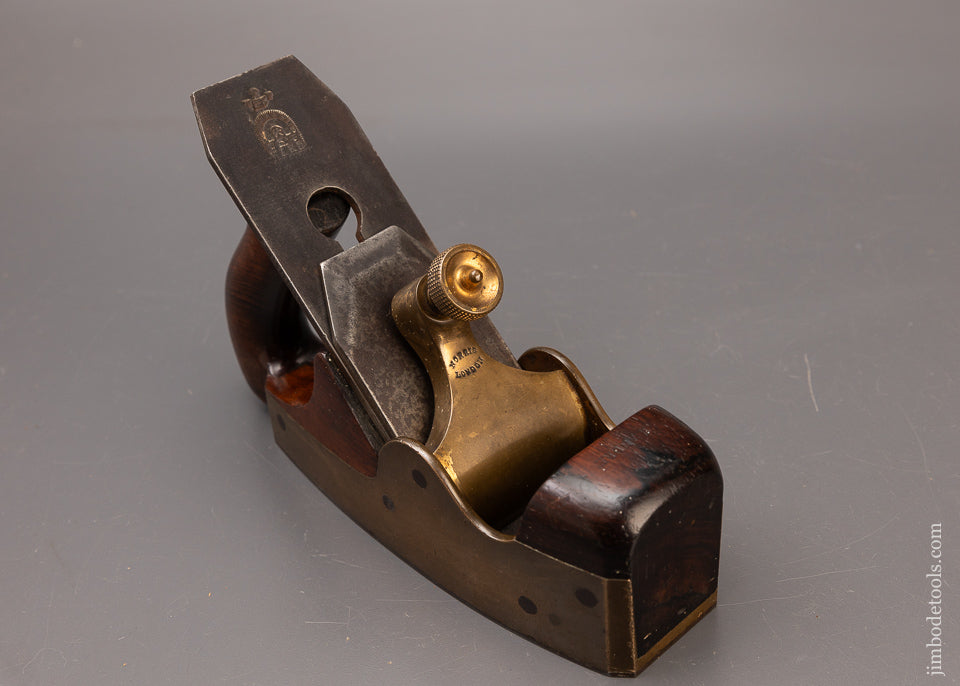 Rare & Fine NORRIS No. 17 Gunmetal Rosewood Infill Smooth Plane - EXCELSIOR 111299