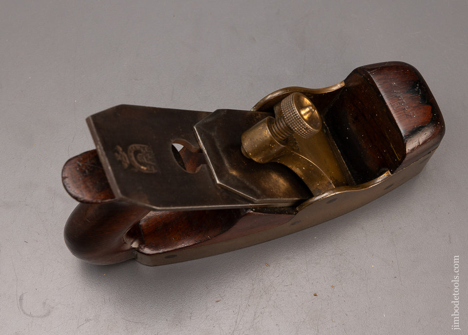 Rare & Fine NORRIS No. 17 Gunmetal Rosewood Infill Smooth Plane - EXCELSIOR 111299