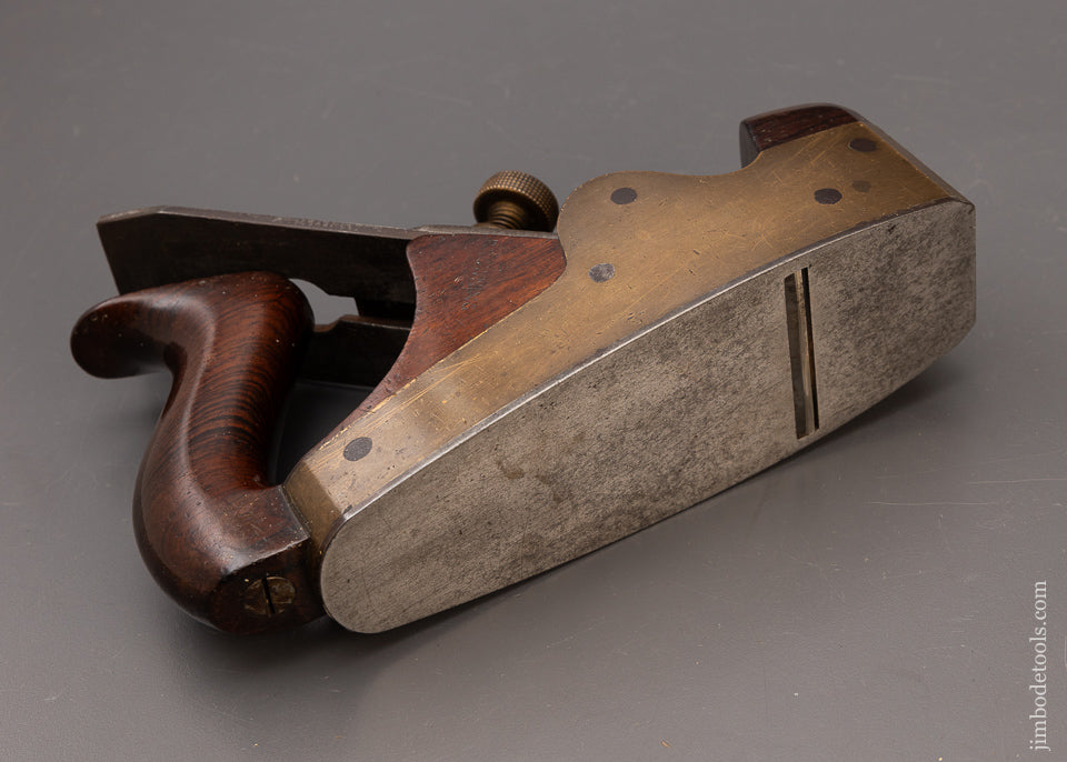 Rare & Fine NORRIS No. 17 Gunmetal Rosewood Infill Smooth Plane - EXCELSIOR 111299