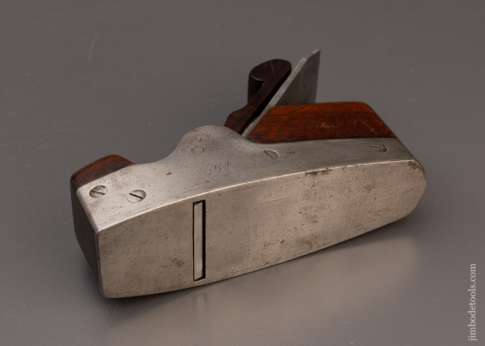 Very Rare SPIERS Screw Sided & Bridged Dovetailed Rosewood Infill Smooth Plane - EXCELSIOR 111315