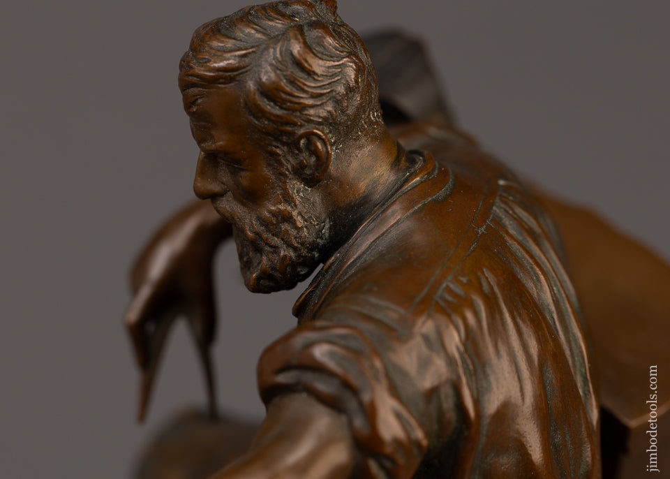 Stunning DATED & SIGNED Bronze of Blacksmith by HANS GURADZE (1861-1922) - EXCELSIOR 111368