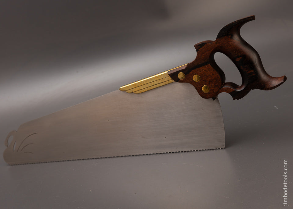 Spectacular Rosewood Handled Half Back Saw with Swan Nib by WAYNE ANDERSON - EXCELSIOR 111471