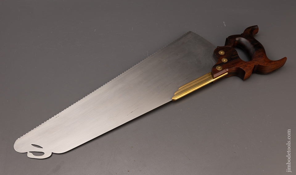 Spectacular Rosewood Handled Half Back Saw with Swan Nib by WAYNE ANDERSON - EXCELSIOR 111471