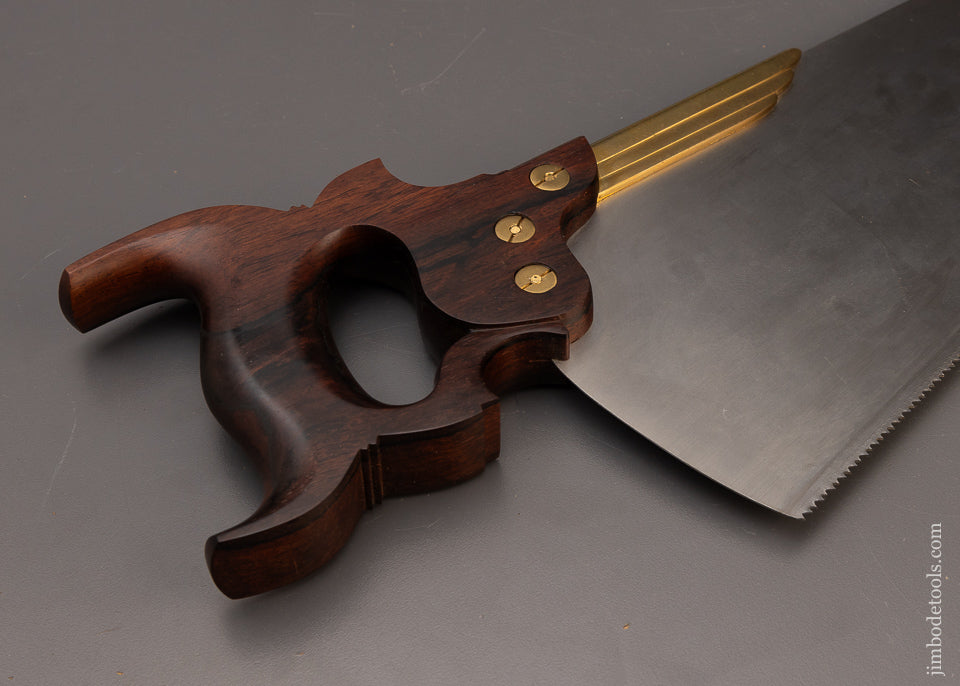 Spectacular Rosewood Handled Half Back Saw with Swan Nib by WAYNE ANDERSON - EXCELSIOR 111471