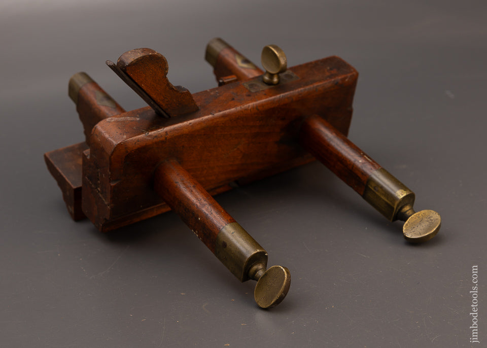 Extremely Rare JOHN MOSELEY Sash Filletster Plane with Internal Threaded Rods - EXCELSIOR 111501