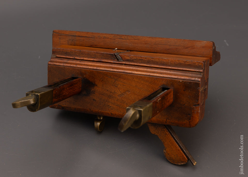 Extremely Rare JOHN MOSELEY Sash Filletster Plane with Internal Threaded Rods - EXCELSIOR 111501