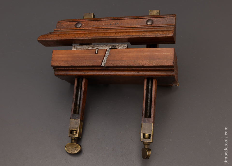 Extremely Rare JOHN MOSELEY Sash Filletster Plane with Internal Threaded Rods - EXCELSIOR 111501