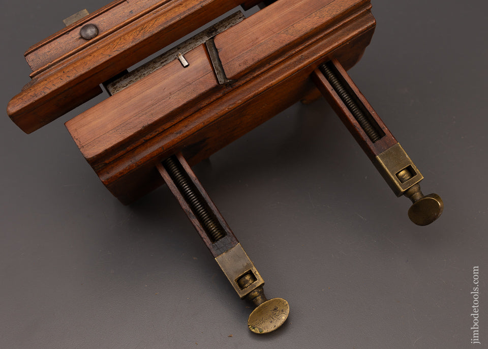 Extremely Rare JOHN MOSELEY Sash Filletster Plane with Internal Threaded Rods - EXCELSIOR 111501