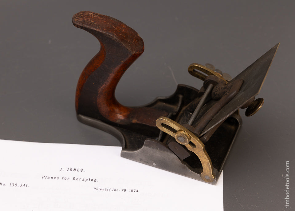 Rare & Fine J. JONES PATENT Scraper Plane - EXCELSIOR 111511