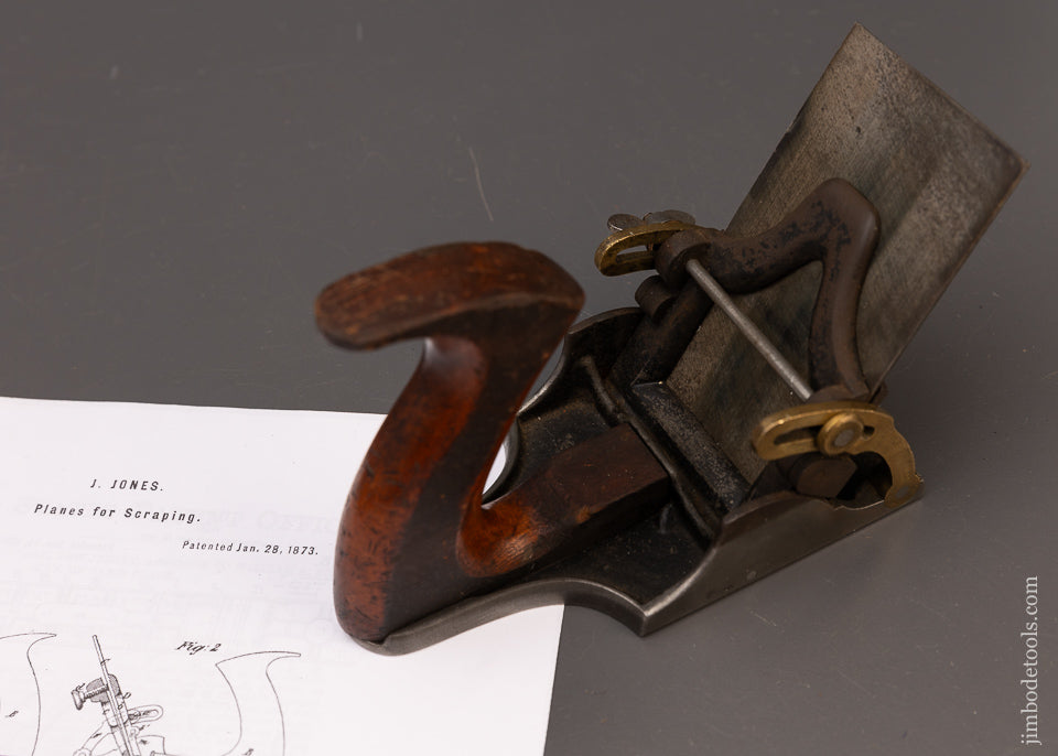 Rare & Fine J. JONES PATENT Scraper Plane - EXCELSIOR 111511