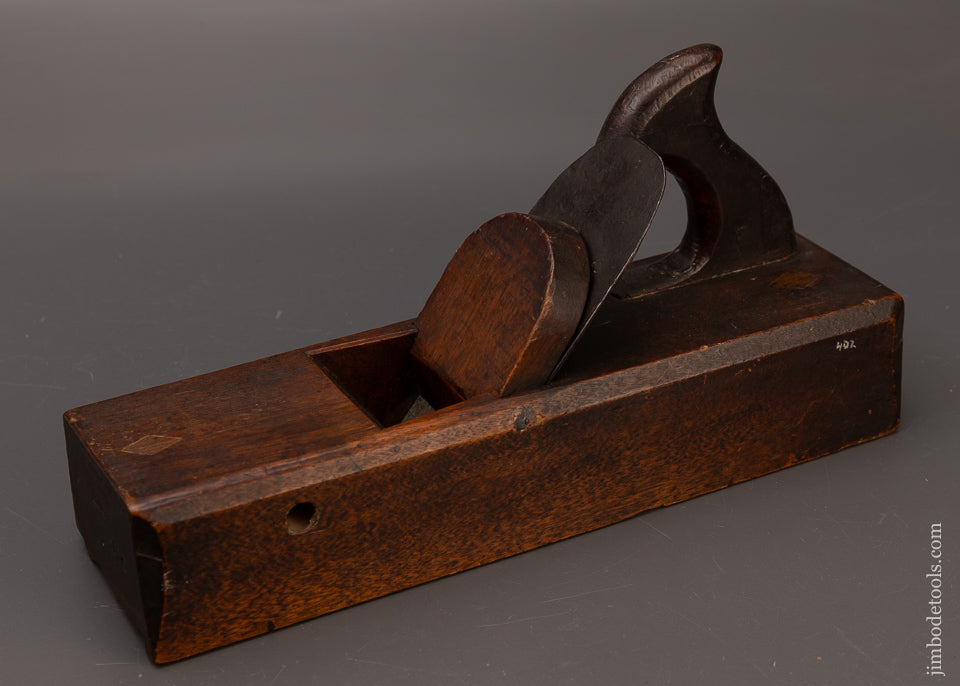 Rare & Fine IX WALTON IN READING 18th Century Yellow Birch Crown Moulding Plane - EXCELSIOR 111634