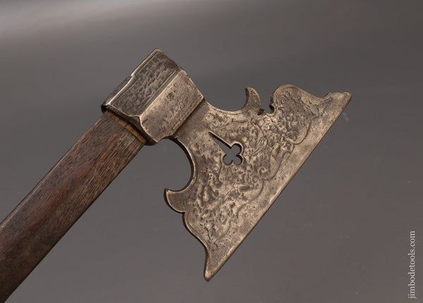 Beautiful Engraved Battle Axe - EXCELSIOR 111678