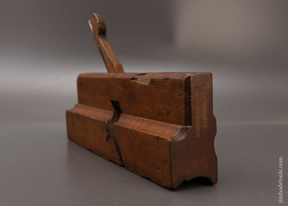 A. SMITH REHOBOTH 18th Century Yellow Bird Moulding Plane 10 Inches Long - EXCELSIOR 111680