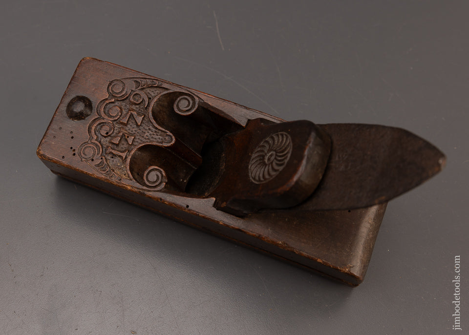 Remarkable Carved, DATED 1779 Dutch Panel Raising Plane by ARY DEN HENGST - EXCELSIOR 111733