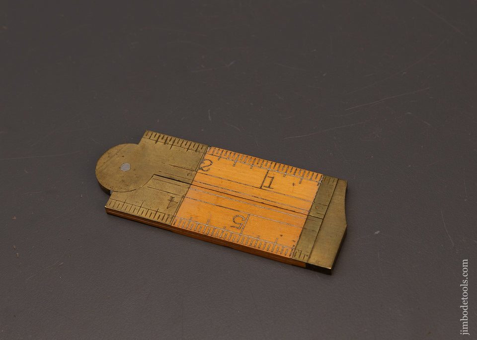 Premium Crisp Fine SWEETHEART STANLEY No. 13 1/2 Wide Body Caliper Rule - EXCELSIOR 111897